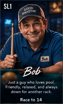 Bob APA-style 9-Ball Ghost opponent