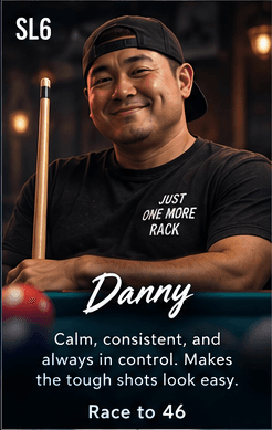 Danny APA-style 9-Ball Ghost opponent